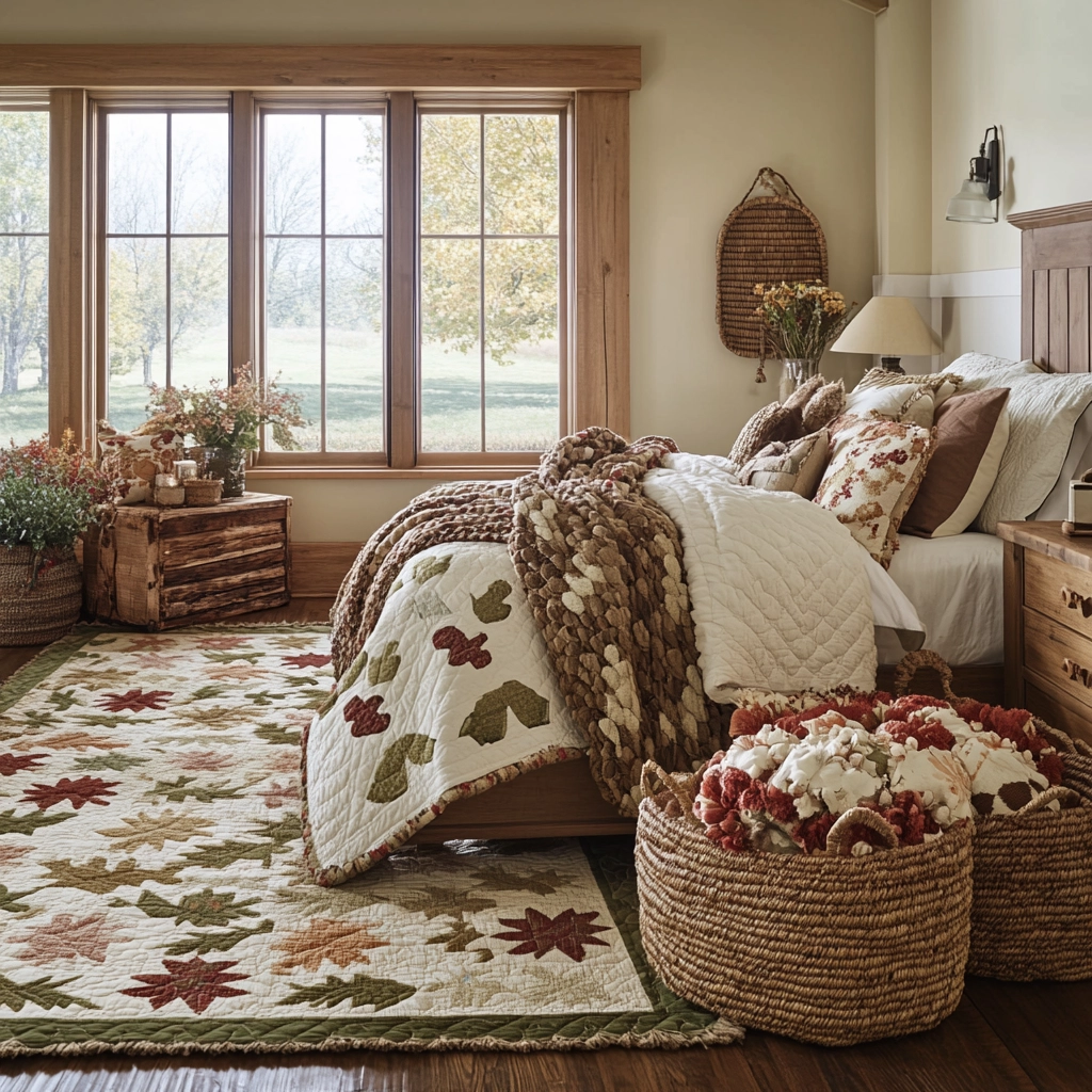 cow rug bedroom 17