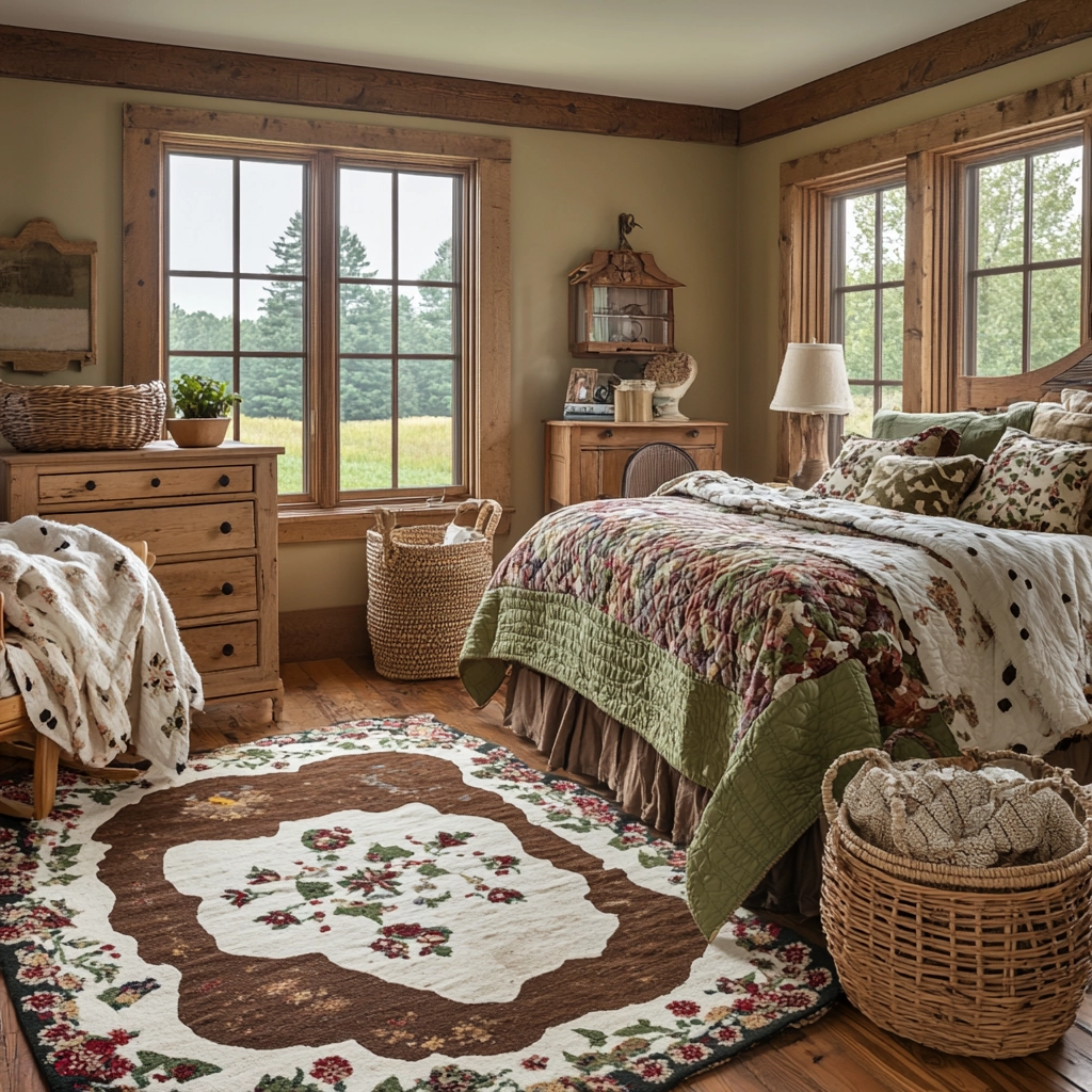 cow rug bedroom 19
