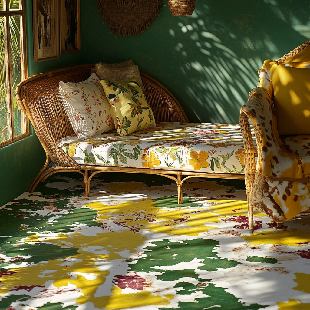 cow rug bedroom 21