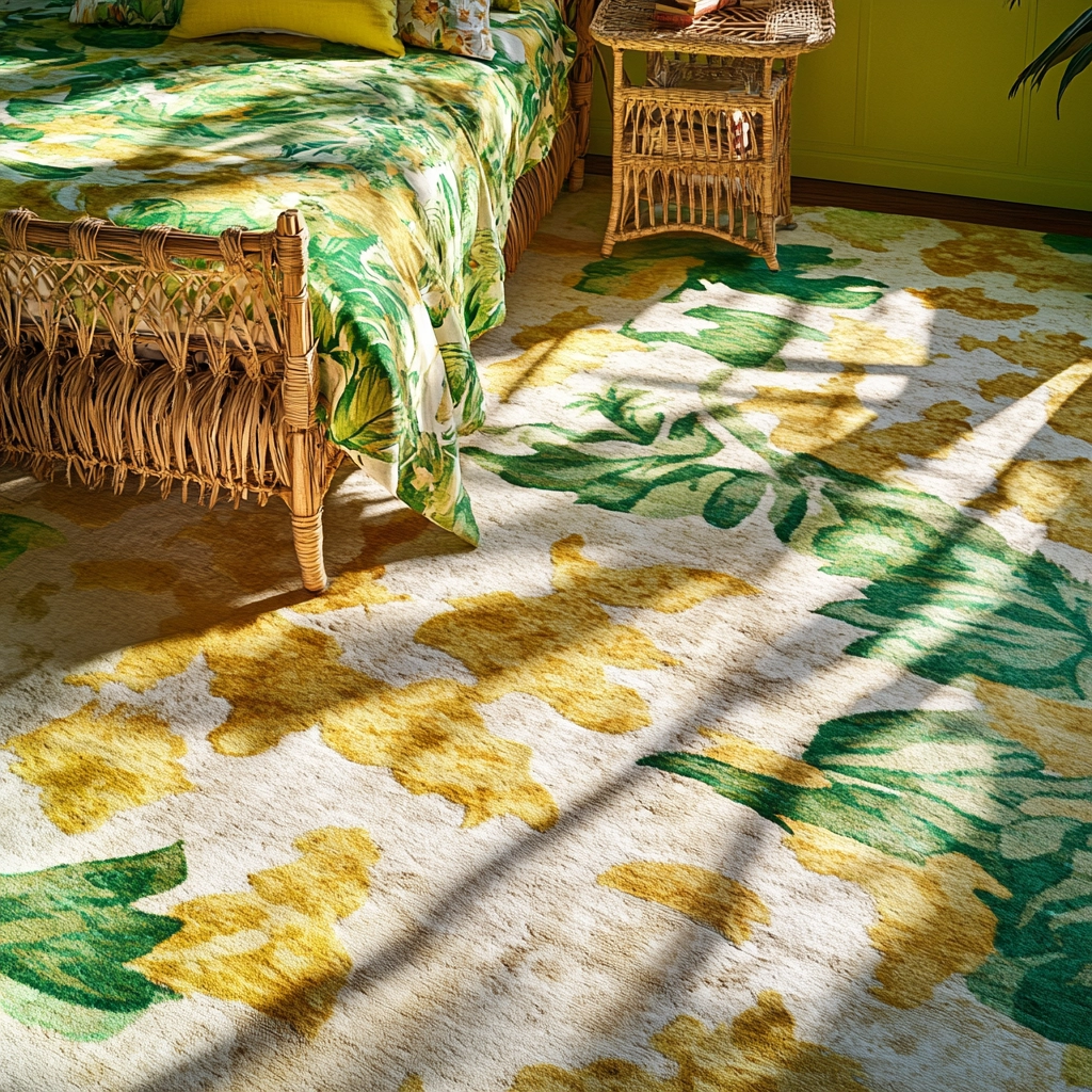 cow rug bedroom 23