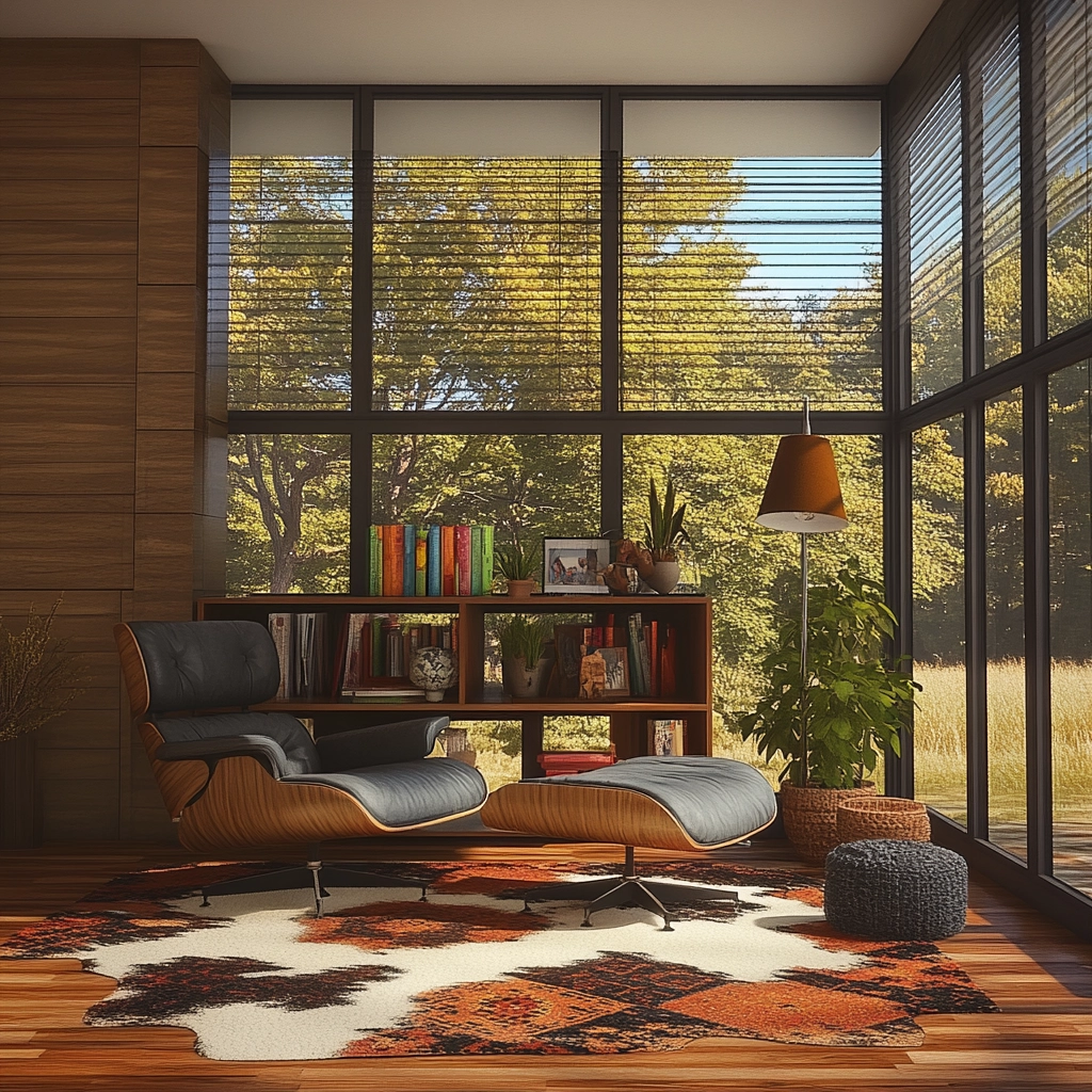 cow rug bedroom 29