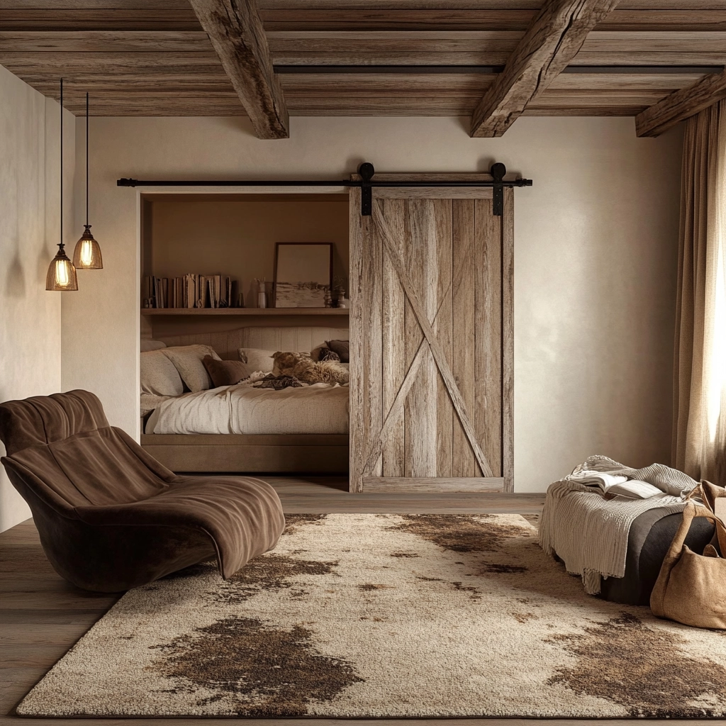 cow rug bedroom 49