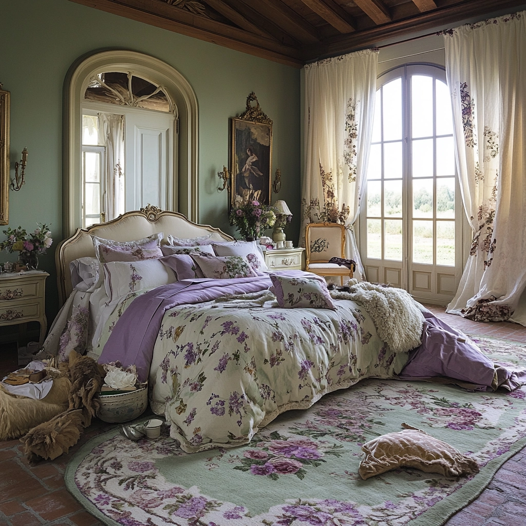 cow rug bedroom 53