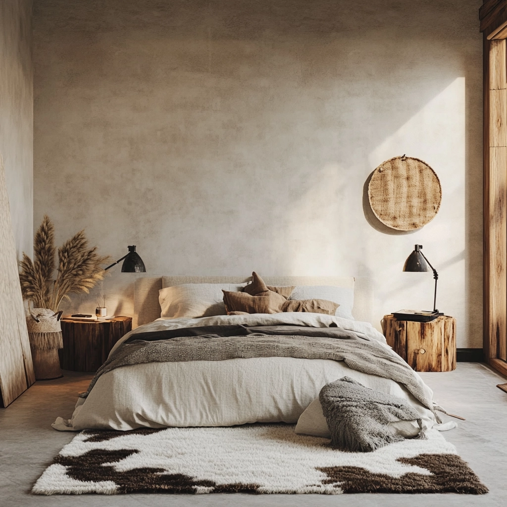 cow rug bedroom 6