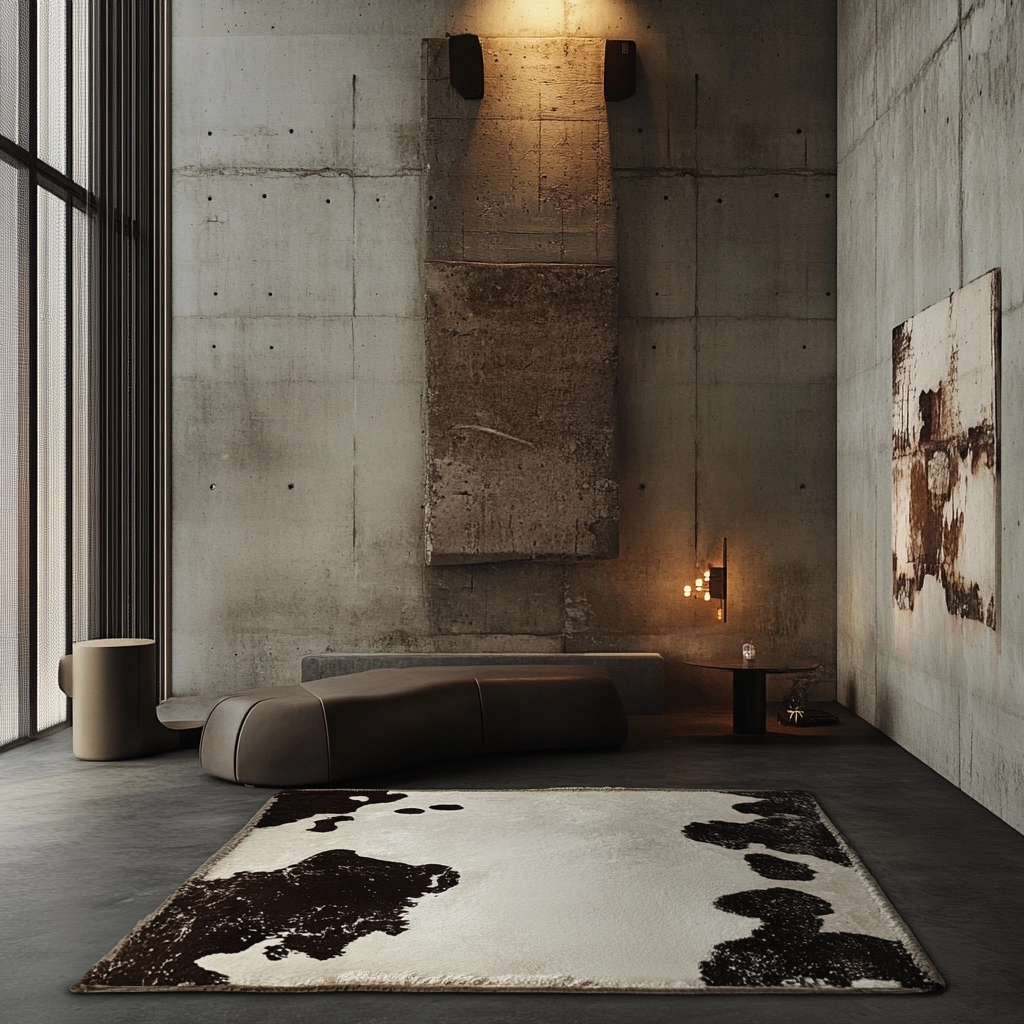 cow rug bedroom 60