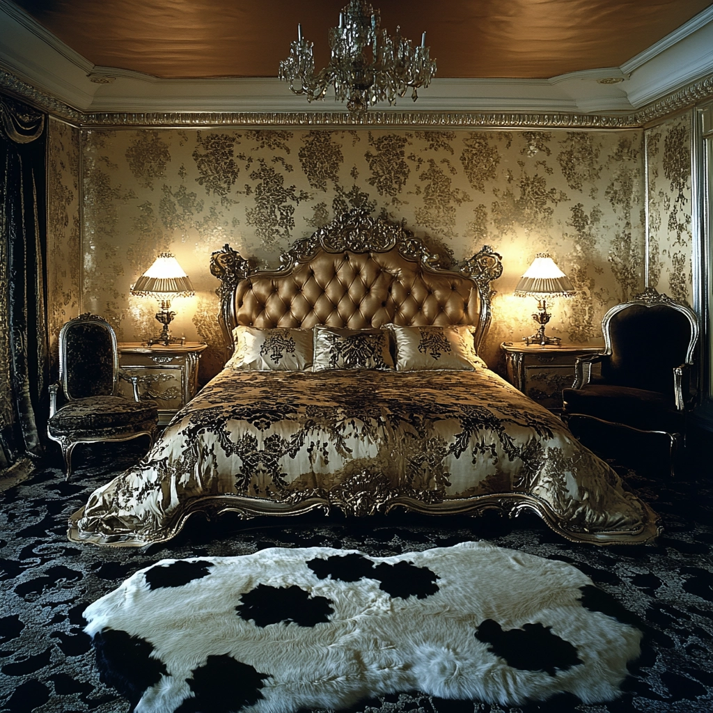 cow rug bedroom 64