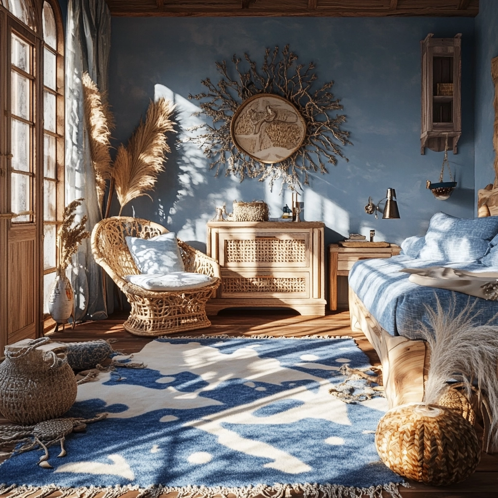 cow rug bedroom 73