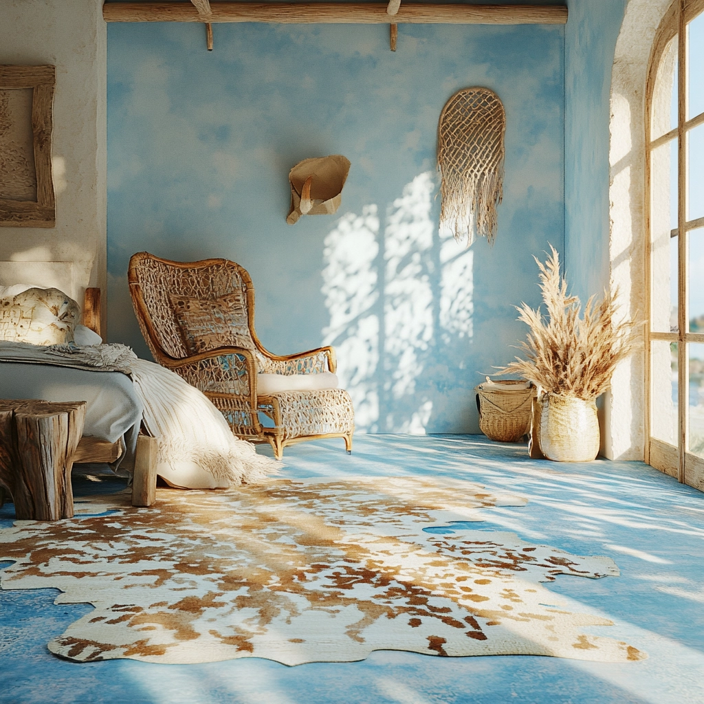 cow rug bedroom 74