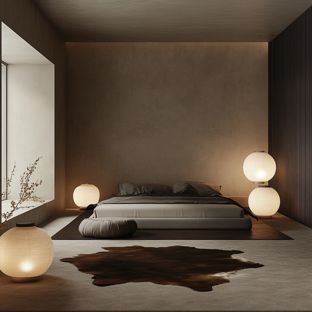 cowhide rug bedroom 17