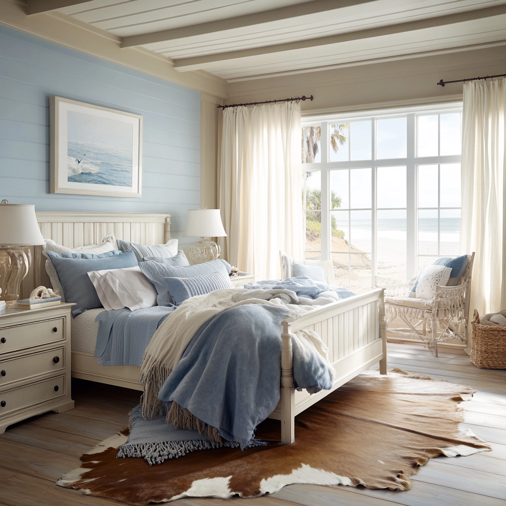 cowhide rug bedroom 31