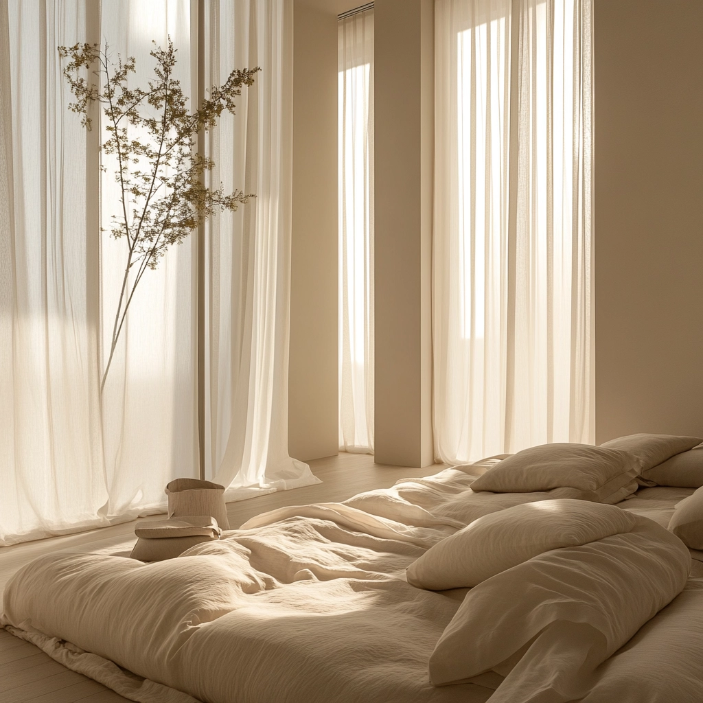 cozy beige bedroom 34