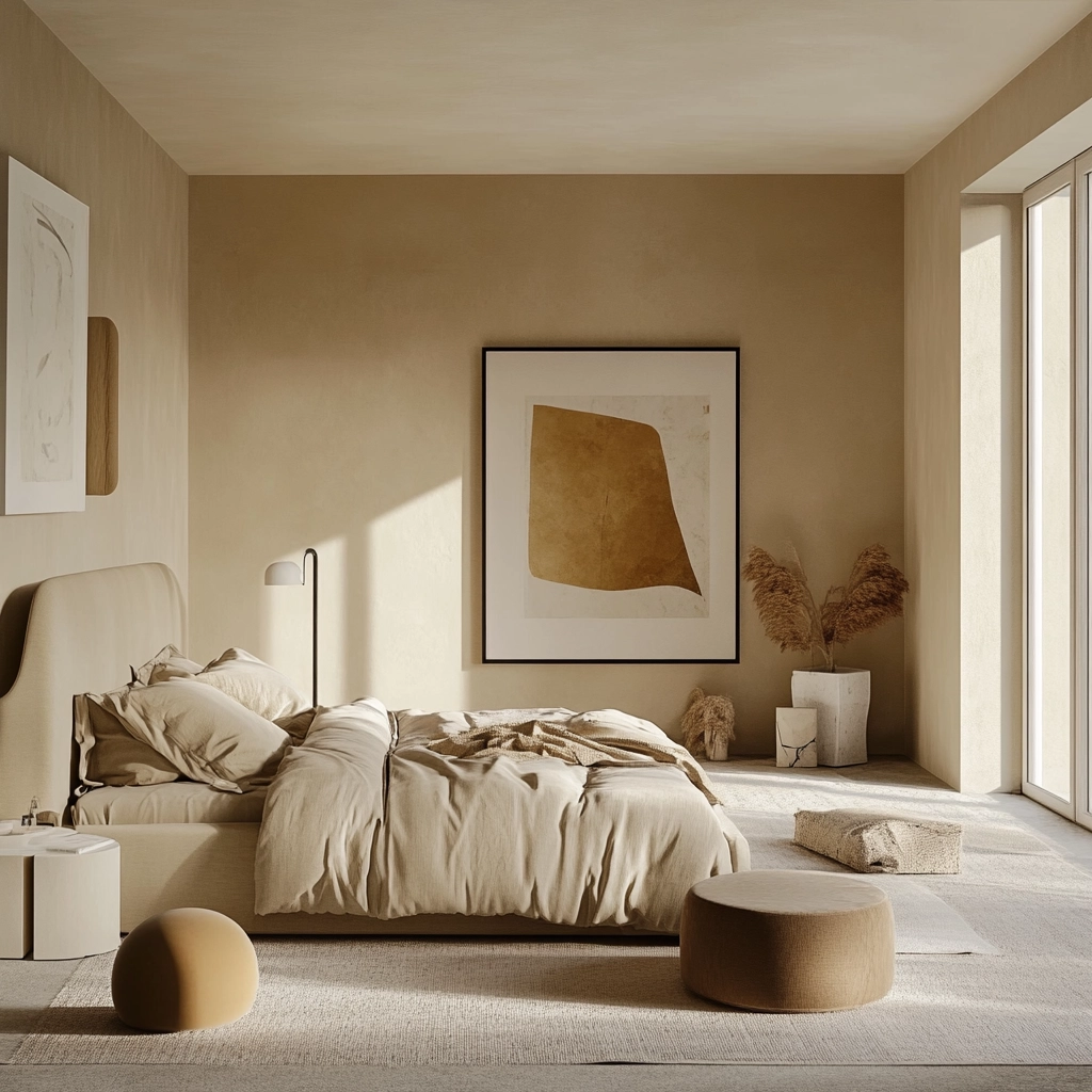 cozy beige bedroom 48