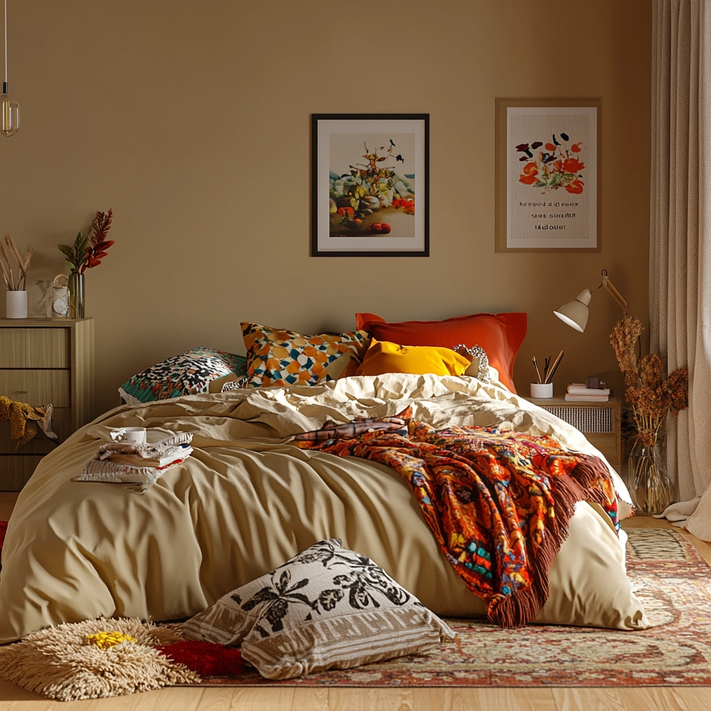 cozy beige bedroom 63