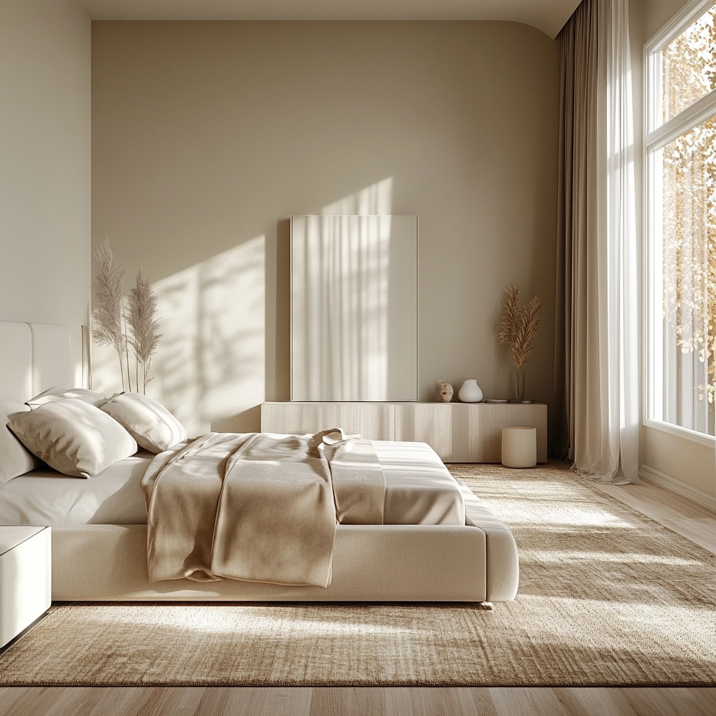 cozy beige bedroom 9
