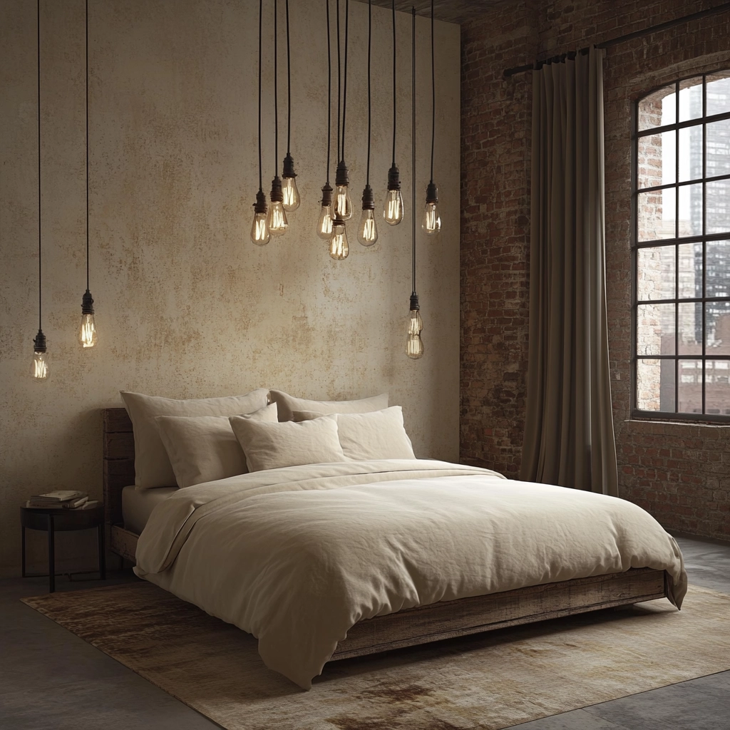 cream and beige bedroom 18