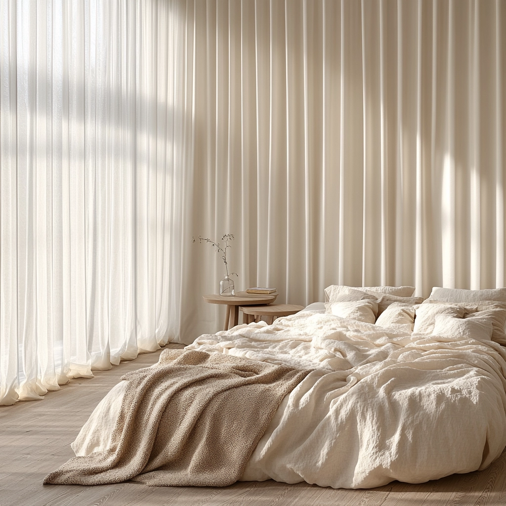 cream and beige bedroom 2