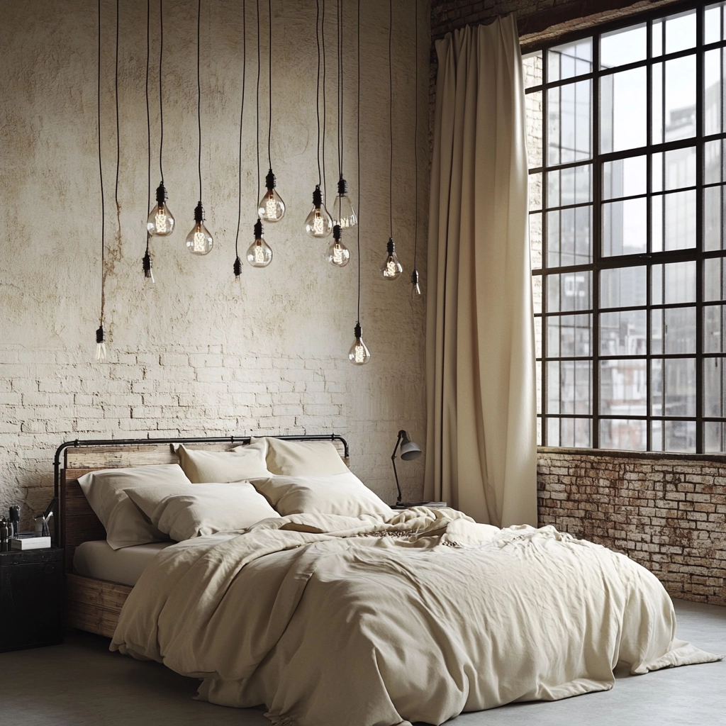 cream and beige bedroom 20