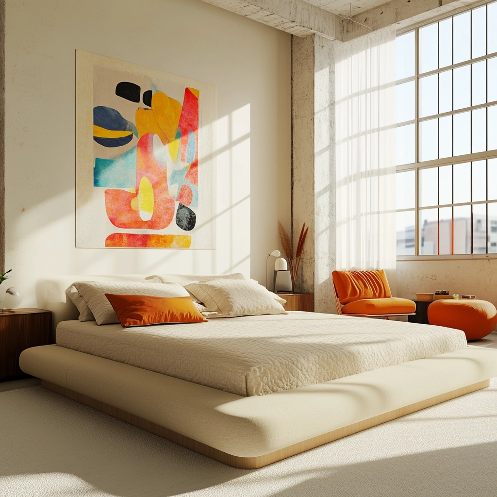 cream and beige bedroom 21