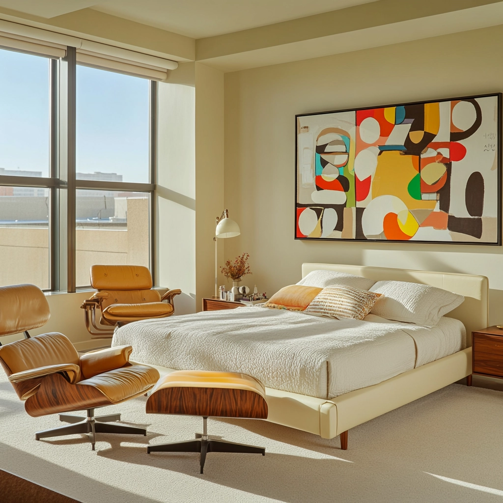 cream and beige bedroom 22