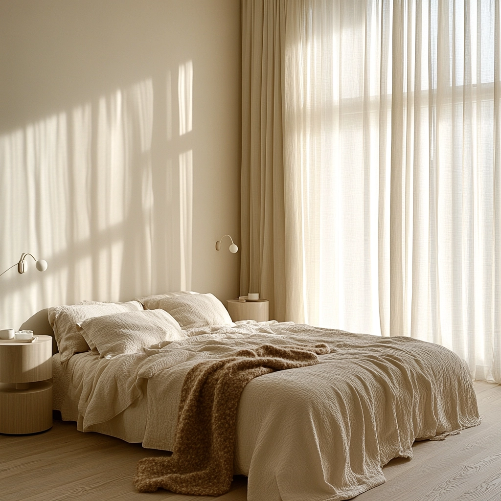 cream and beige bedroom 3