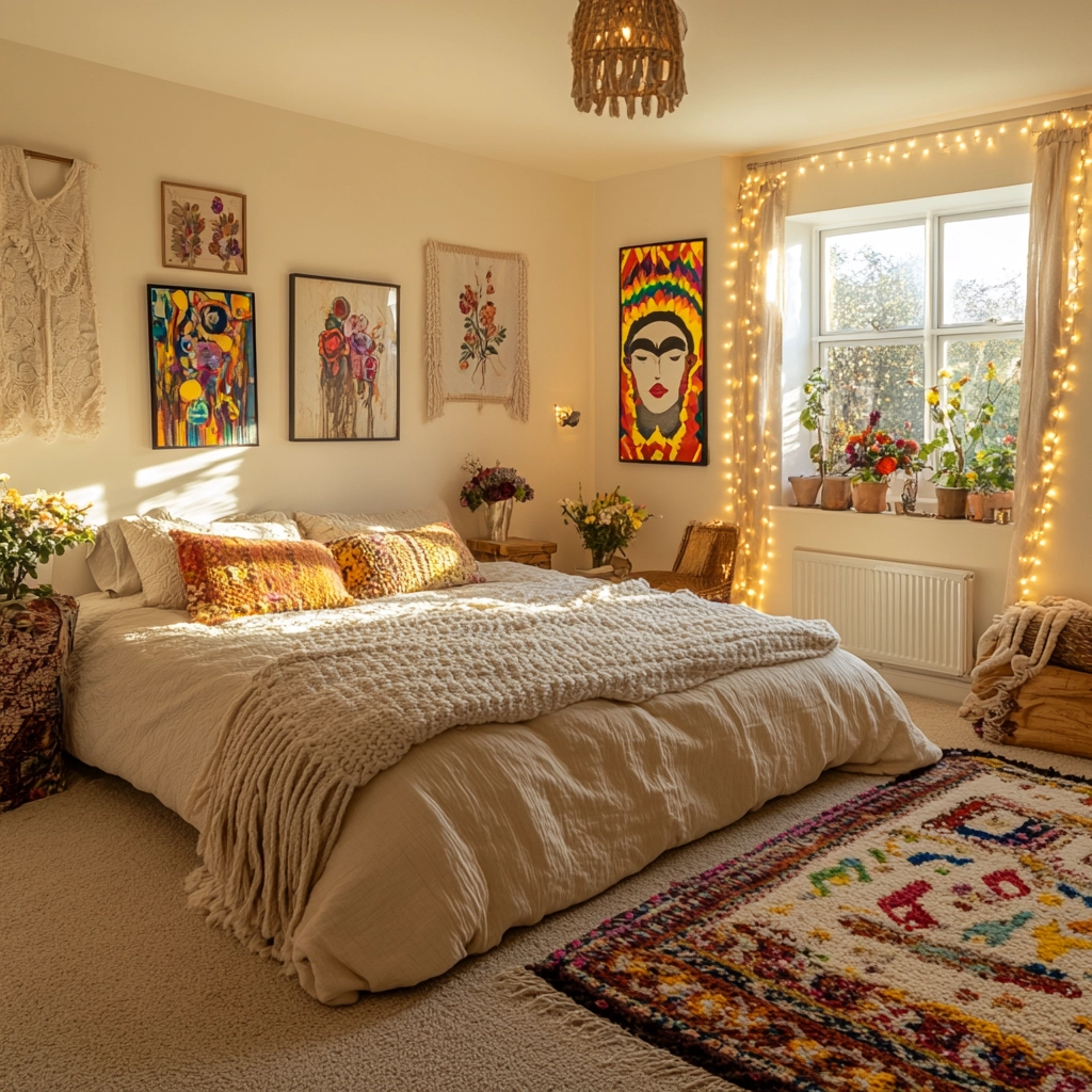 cream and beige bedroom 44
