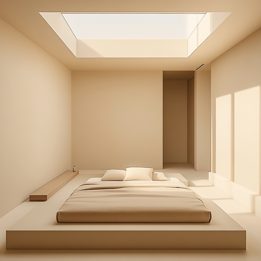 cream and beige bedroom 50