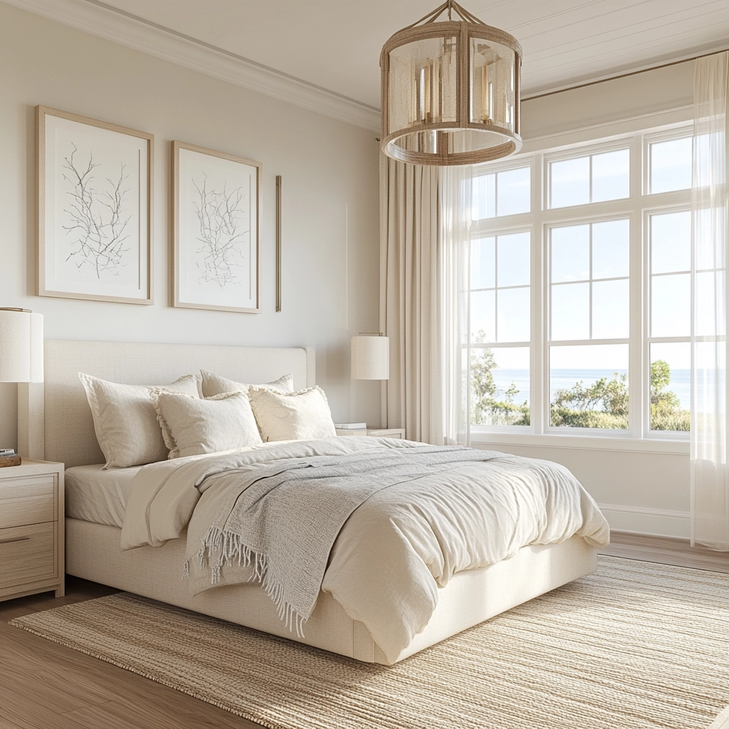 cream and beige bedroom 53