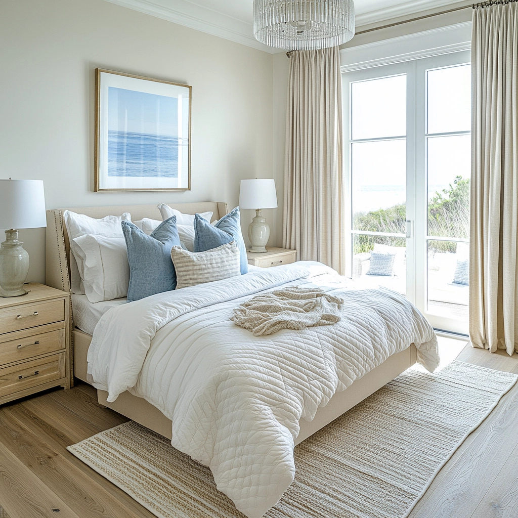 cream and beige bedroom 55