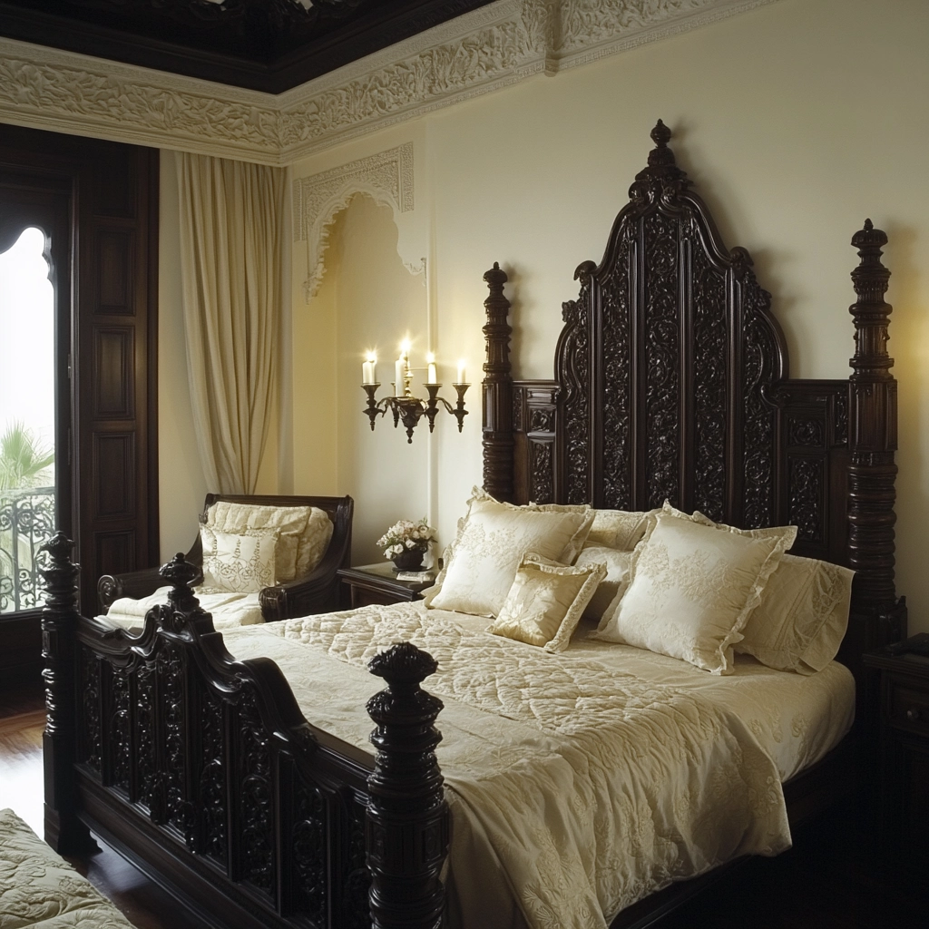 cream and beige bedroom 65
