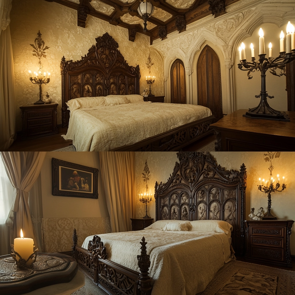 cream and beige bedroom 68