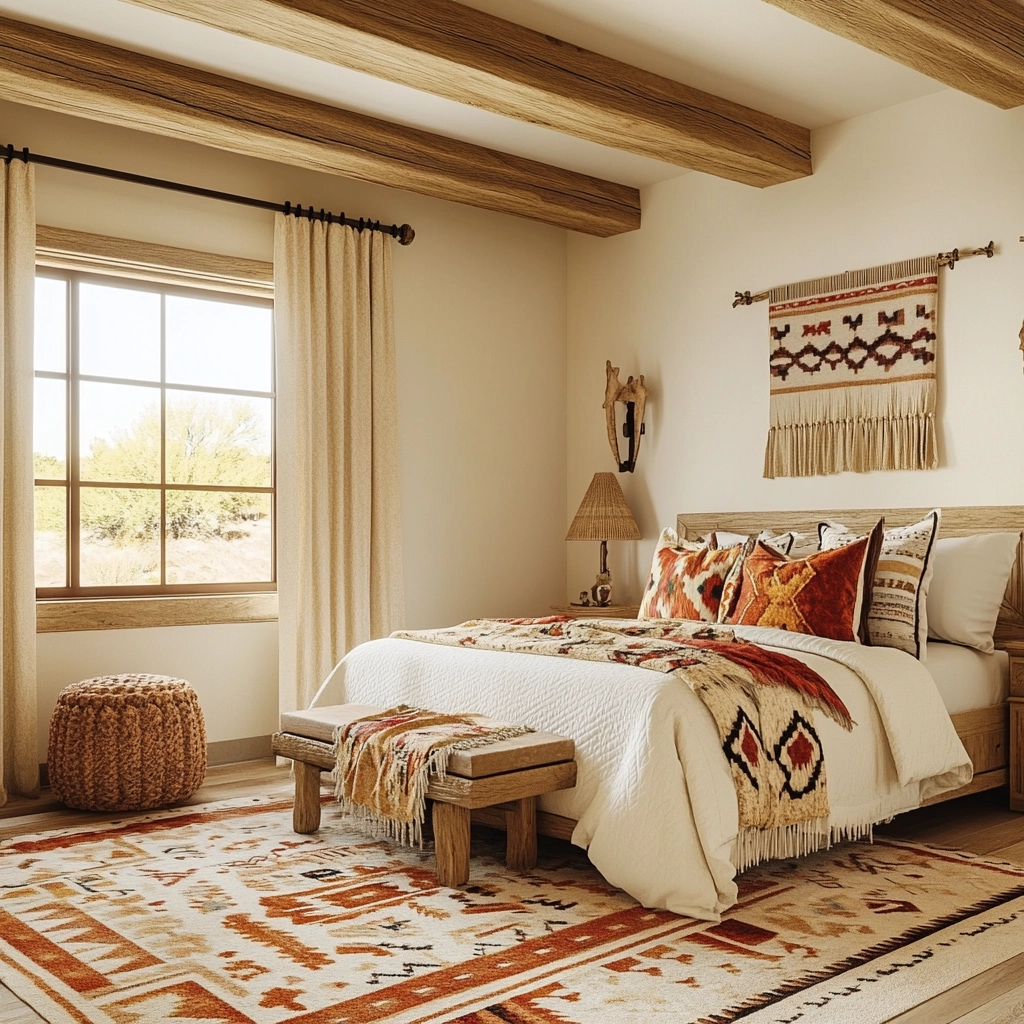 cream and beige bedroom 70