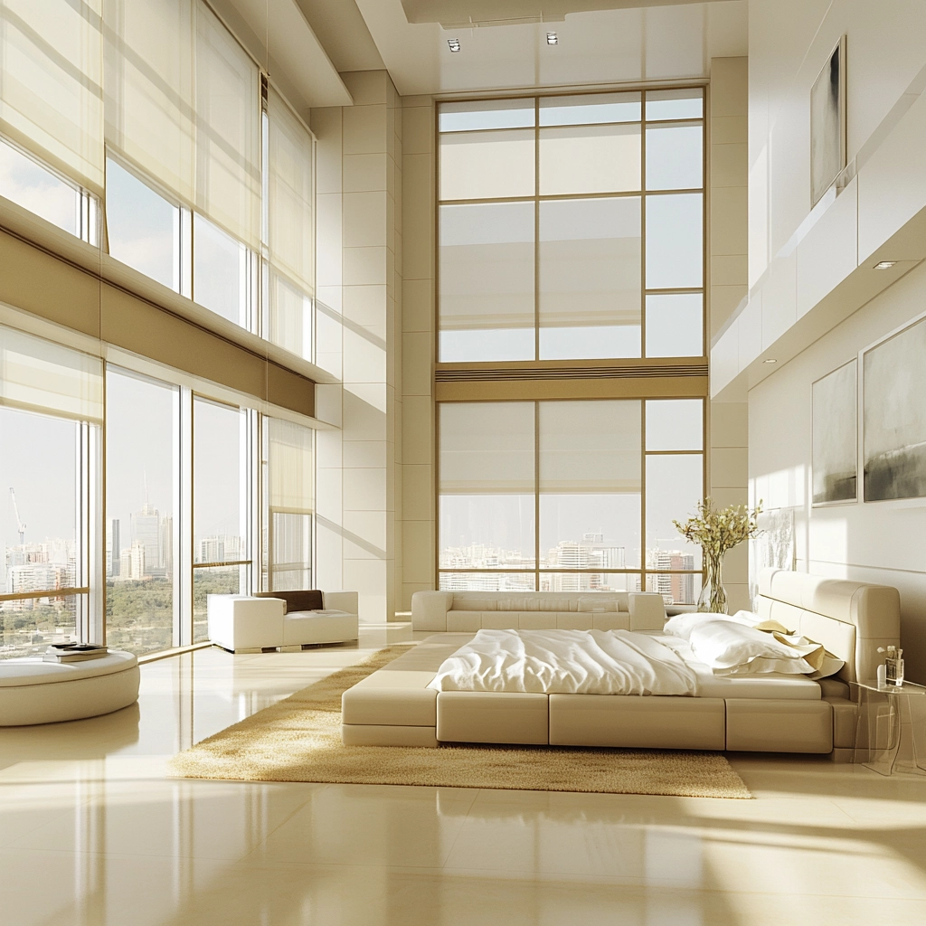 cream and beige bedroom 78