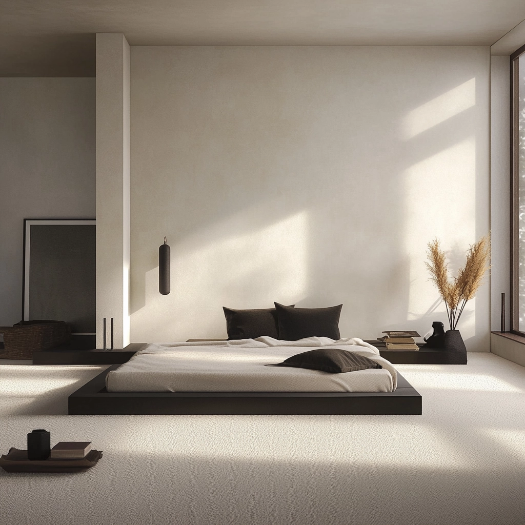 cream carpet bedroom 19