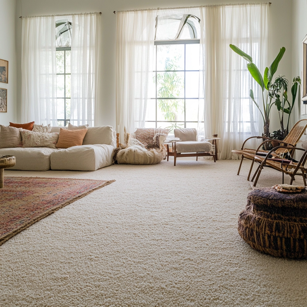 cream carpet living room 11