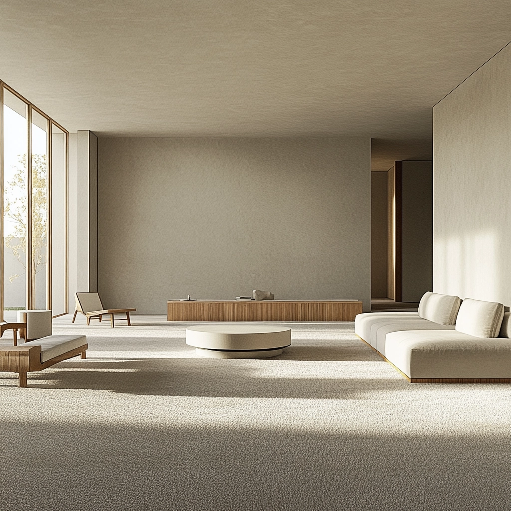 cream carpet living room 35