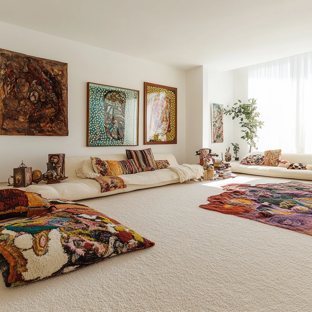 cream carpet living room 76