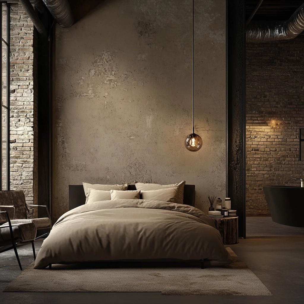 dark beige room bedroom 13