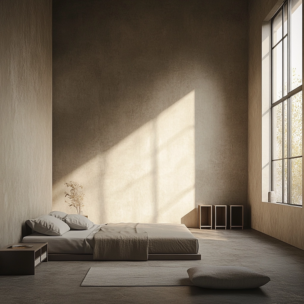 dark beige room bedroom 17