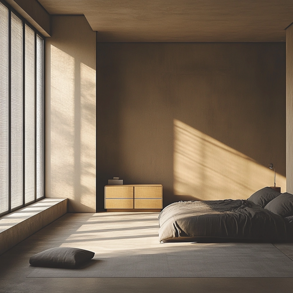 dark beige room bedroom 19