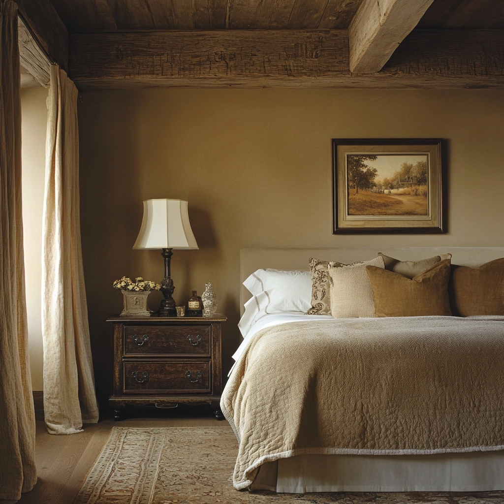 dark beige room bedroom 30