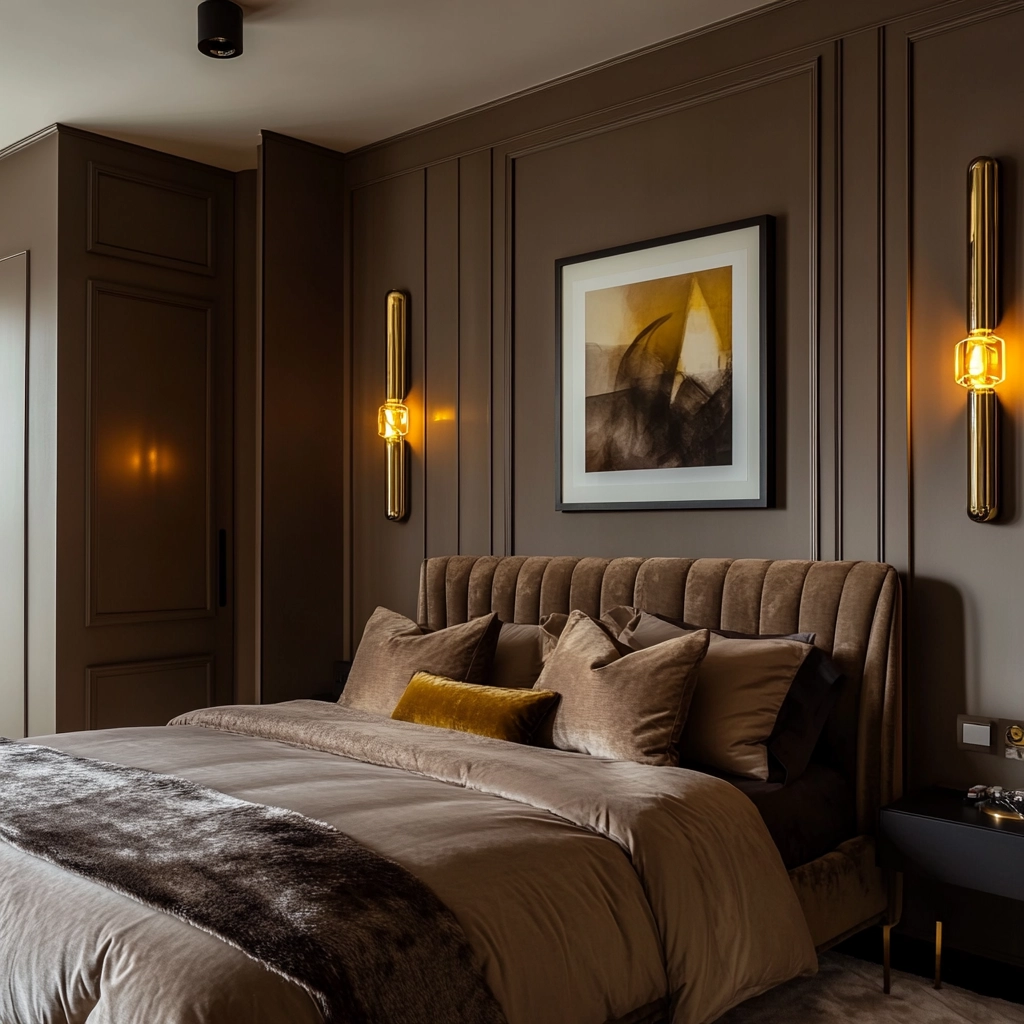 dark beige room bedroom 34