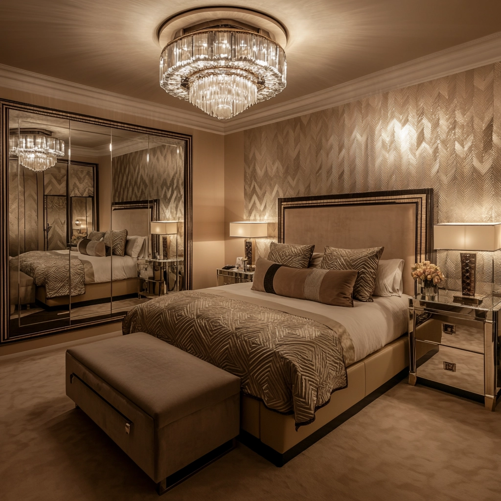 dark beige room bedroom 43