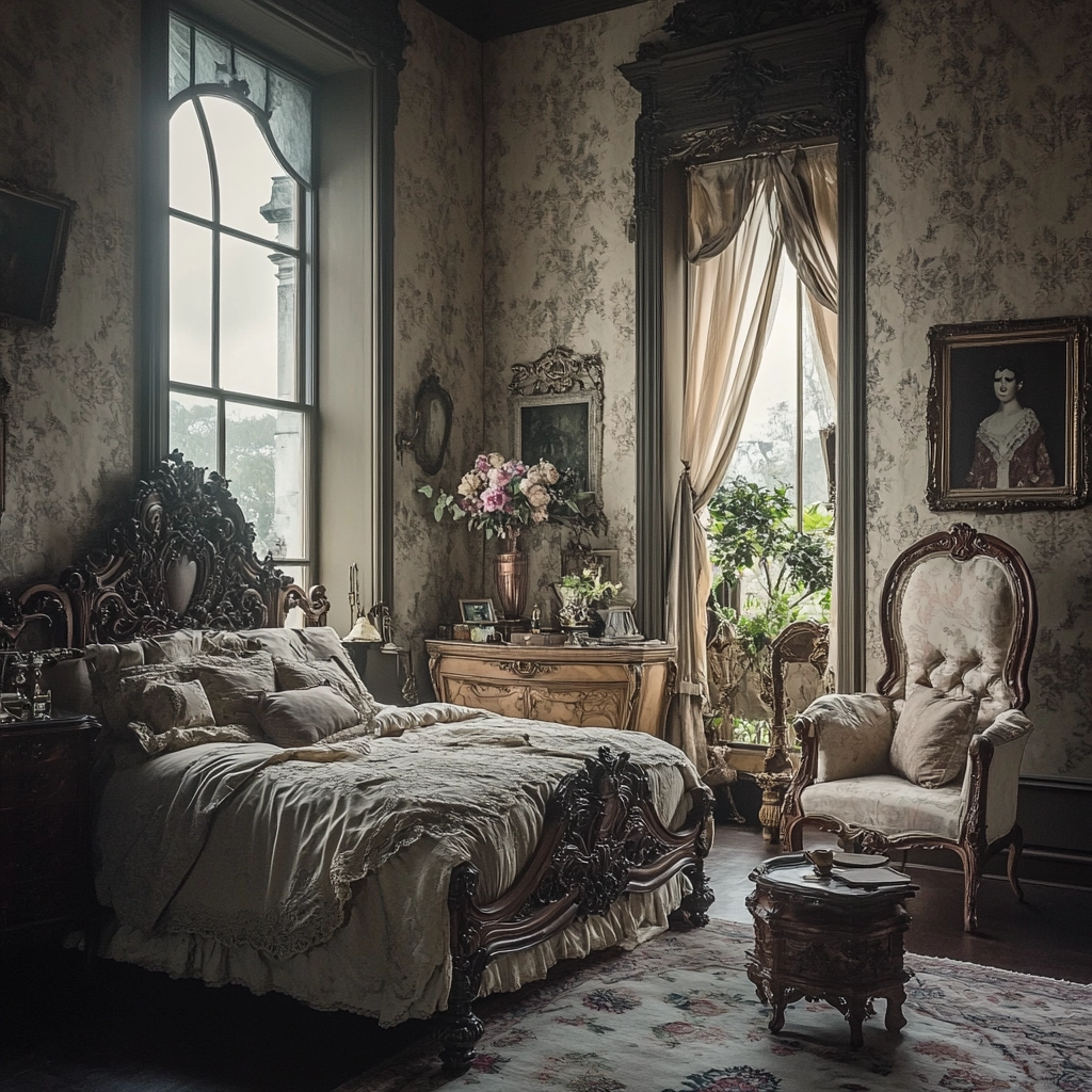 dark beige room bedroom 48