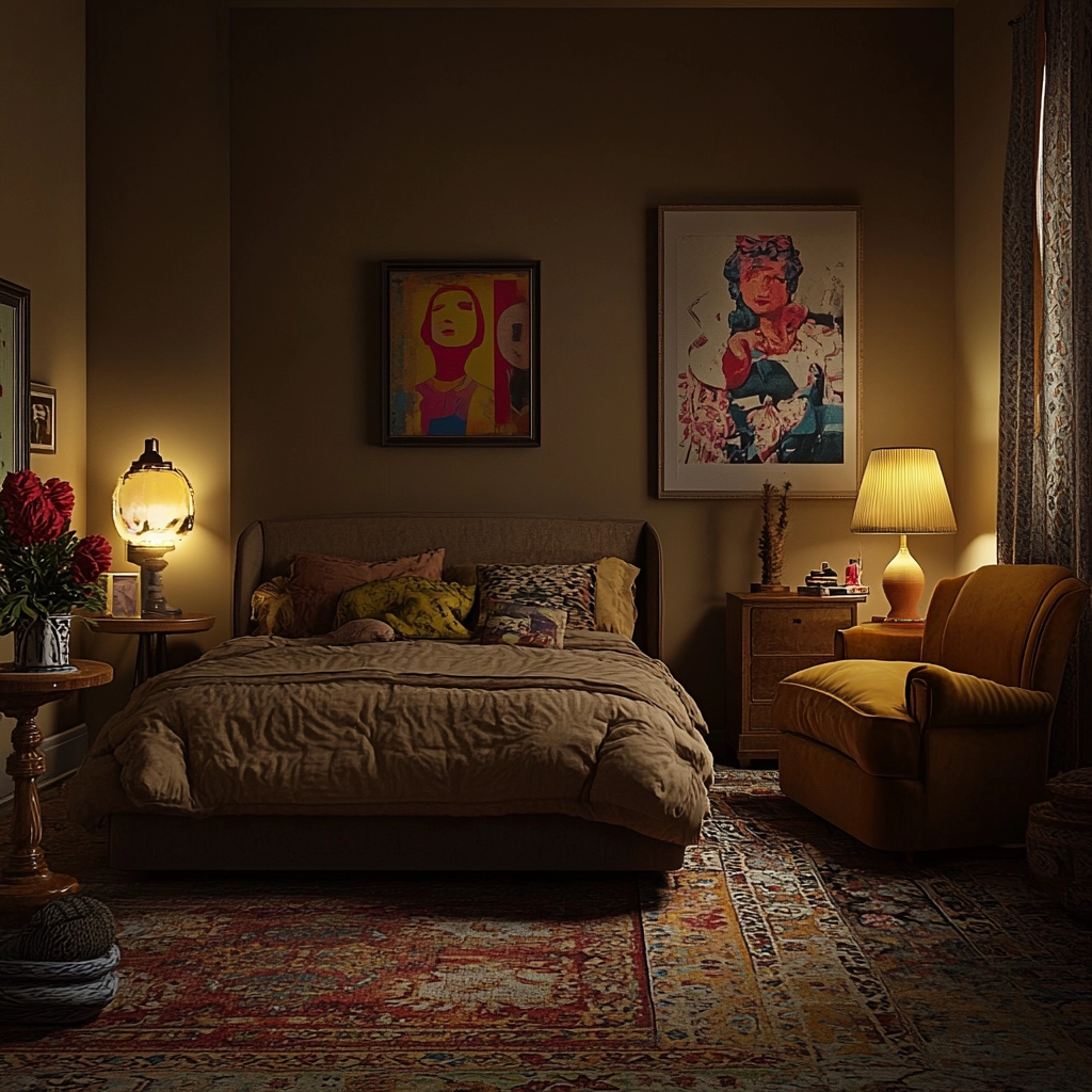 dark beige room bedroom 56
