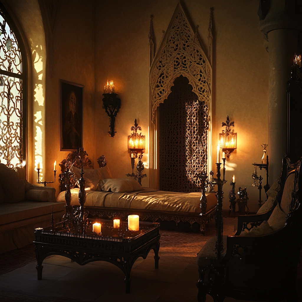 dark beige room bedroom 61