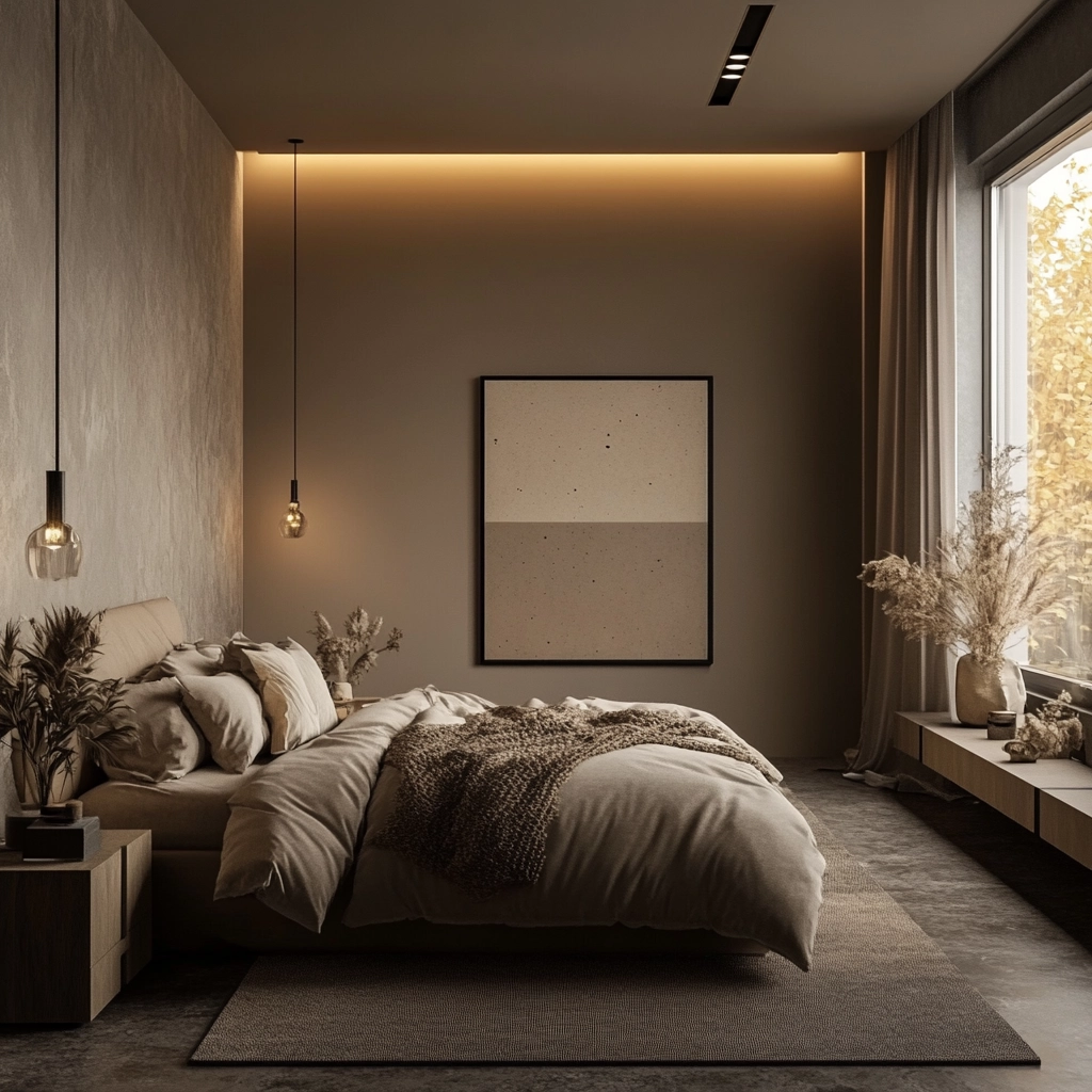 dark beige room bedroom 78