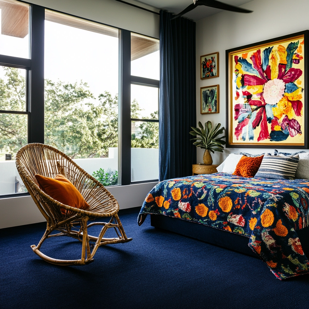 dark blue carpet bedroom 15