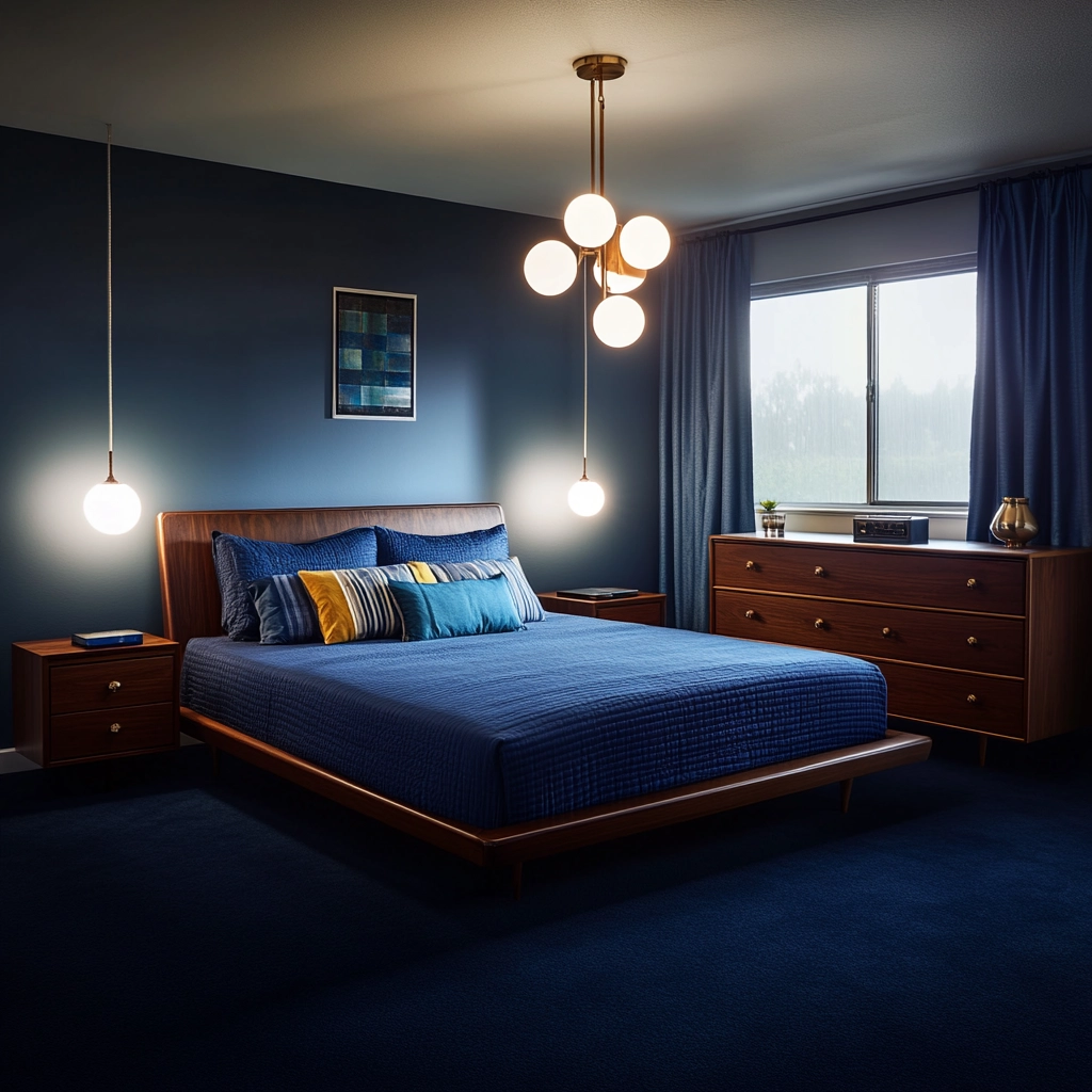 dark blue carpet bedroom 18