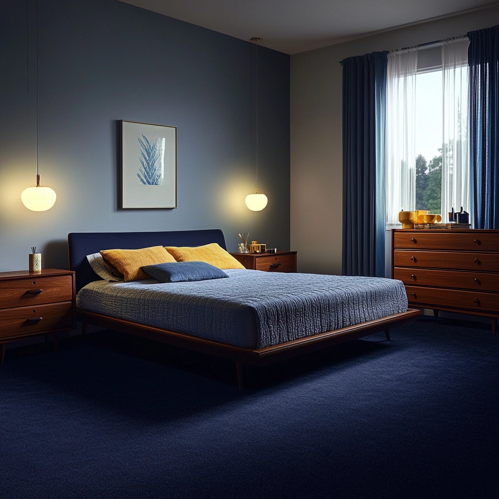 dark blue carpet bedroom 19