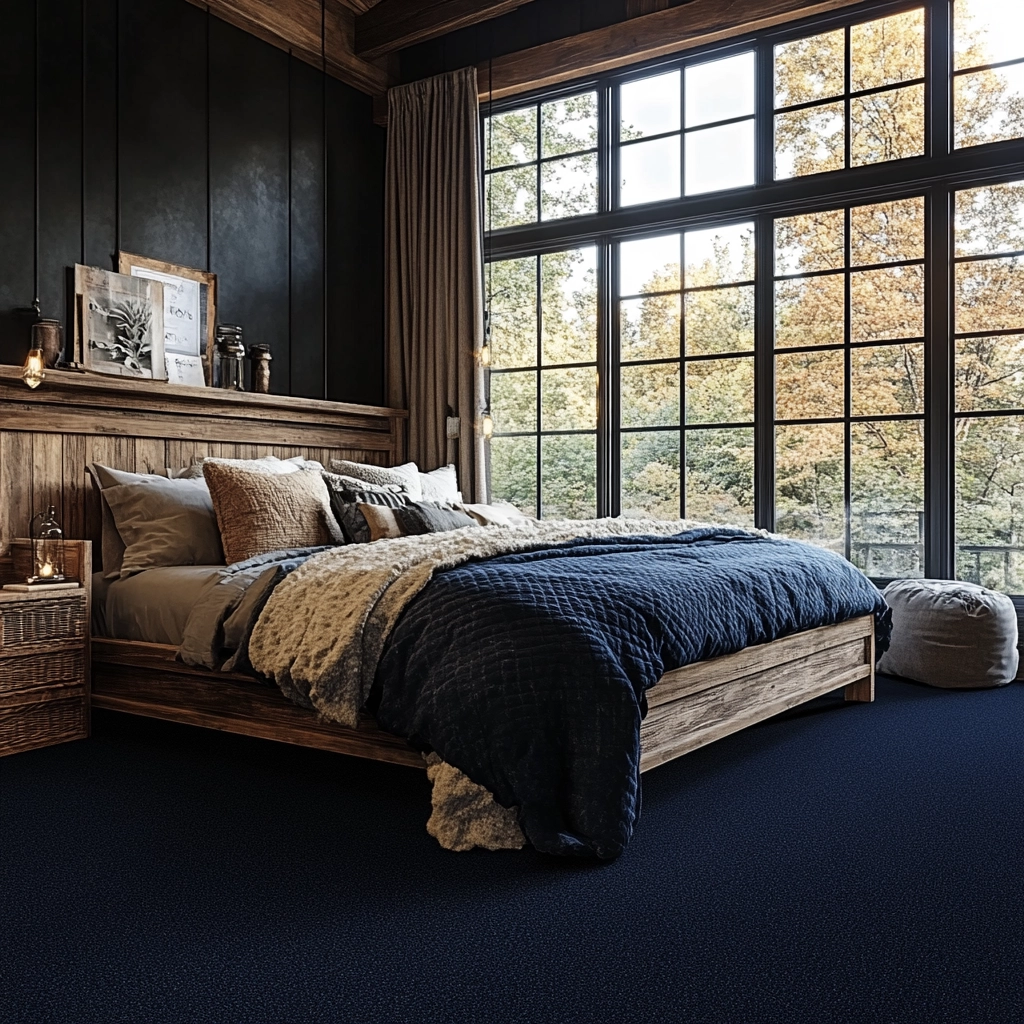 dark blue carpet bedroom 30